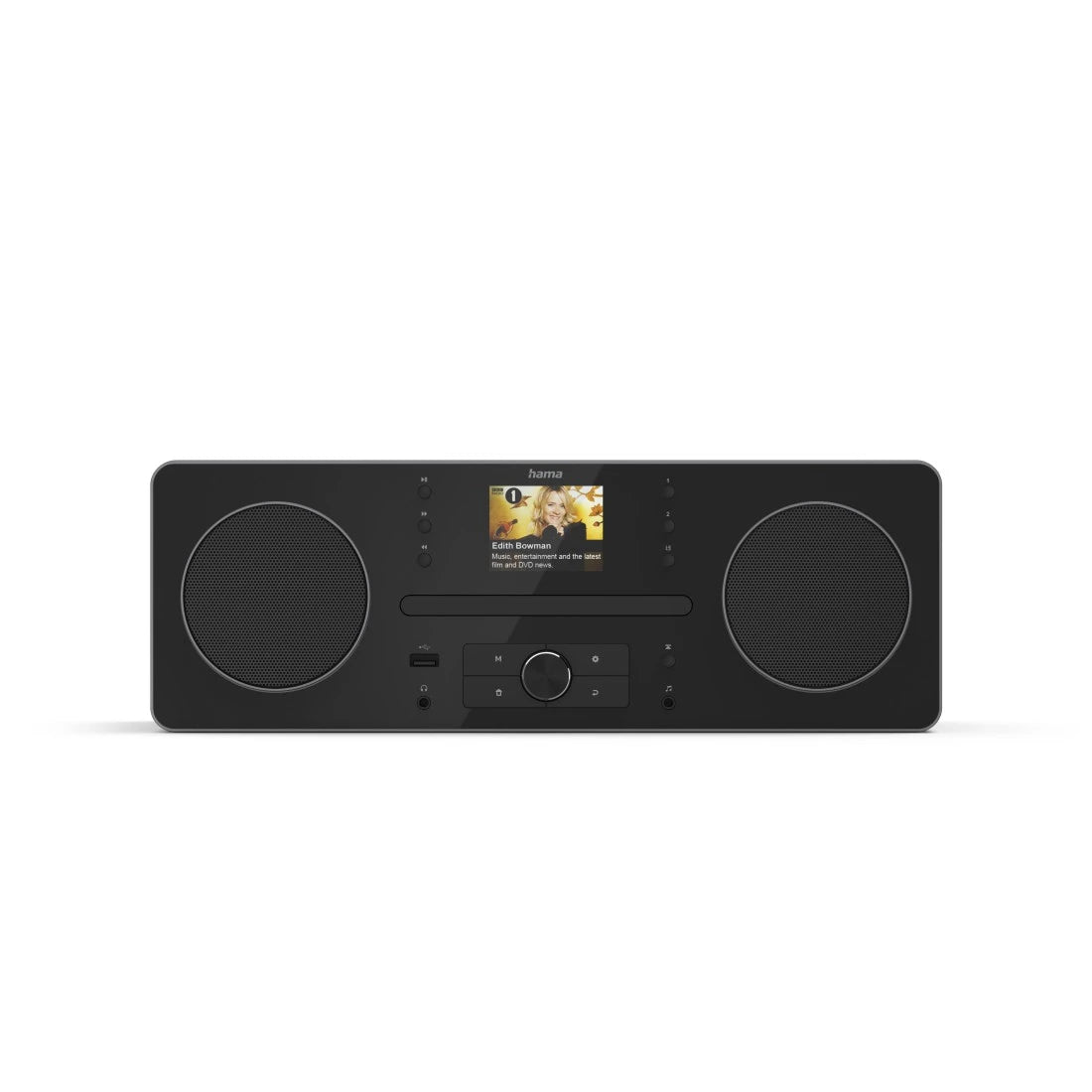 Hama DR1560CBT – DAB+/UKW-Tischradio, Bluetooth, CD – Schwarz/Grau