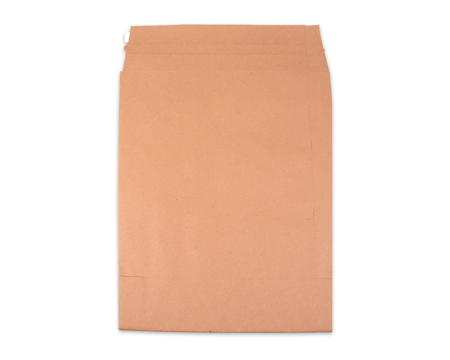 Elco Papierversandtasche – 380 × 475 × 80 mm, Seiten- und Bodenfalte, braun, Einsteckverschluss – 100 Stück