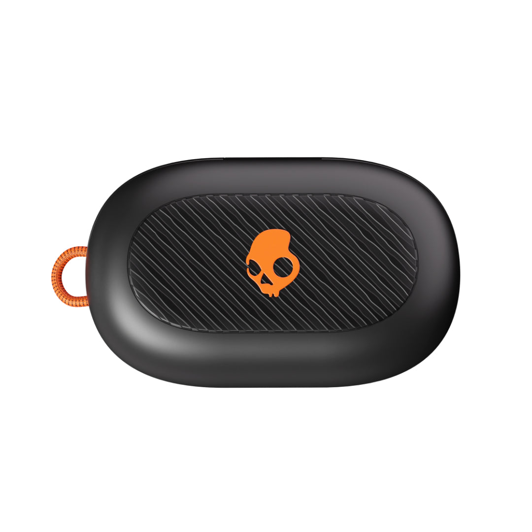 Skullcandy Push Play Active TWS In-Ear – Stereo, mit Ladecase, Schwarz/Orange, BT 5.3