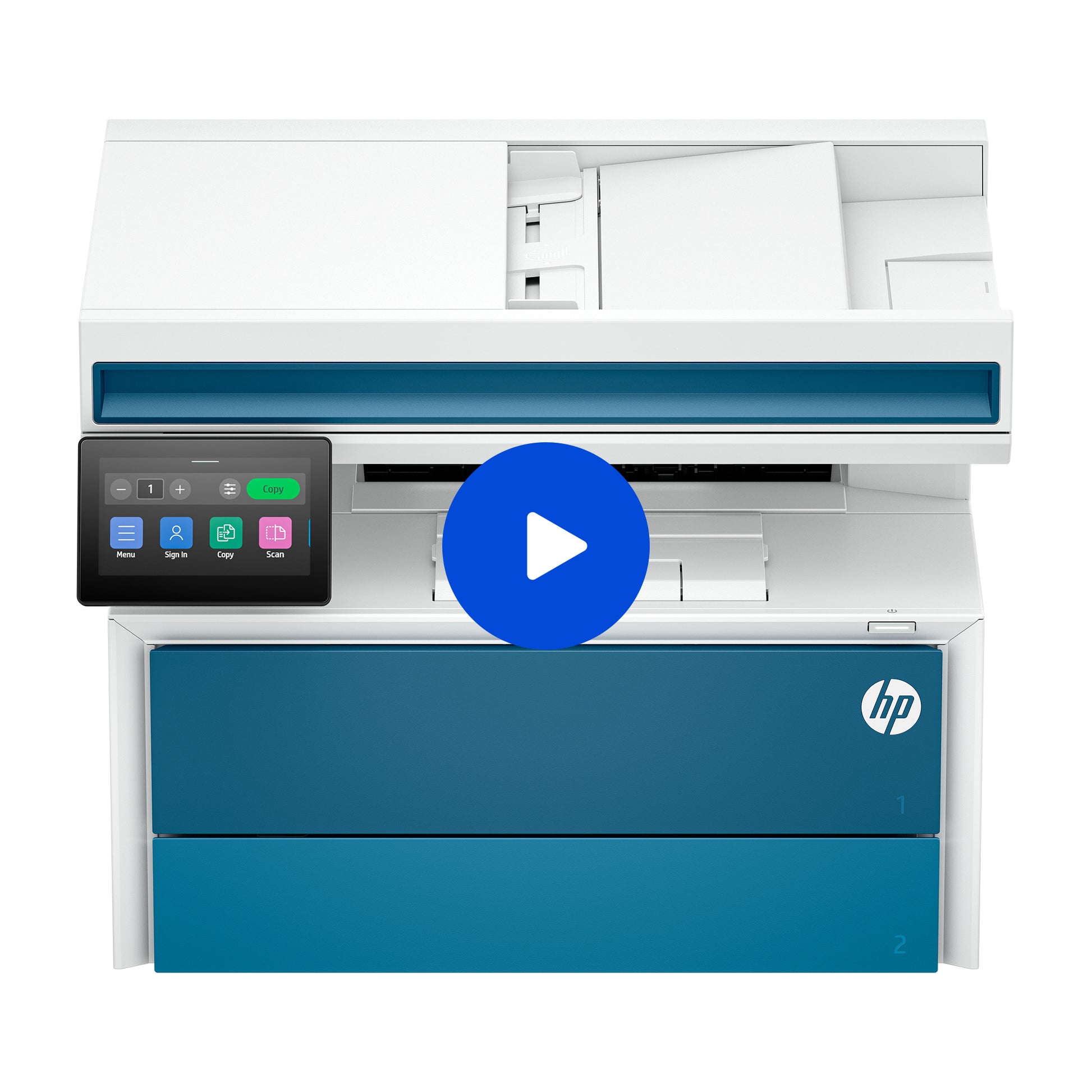 HP Laserjet Pro 4113Fdng Black – SW Laser-Multifunktionsdrucker, A4, 3-in-1, Duplex, WLAN/LAN, Touchscreen