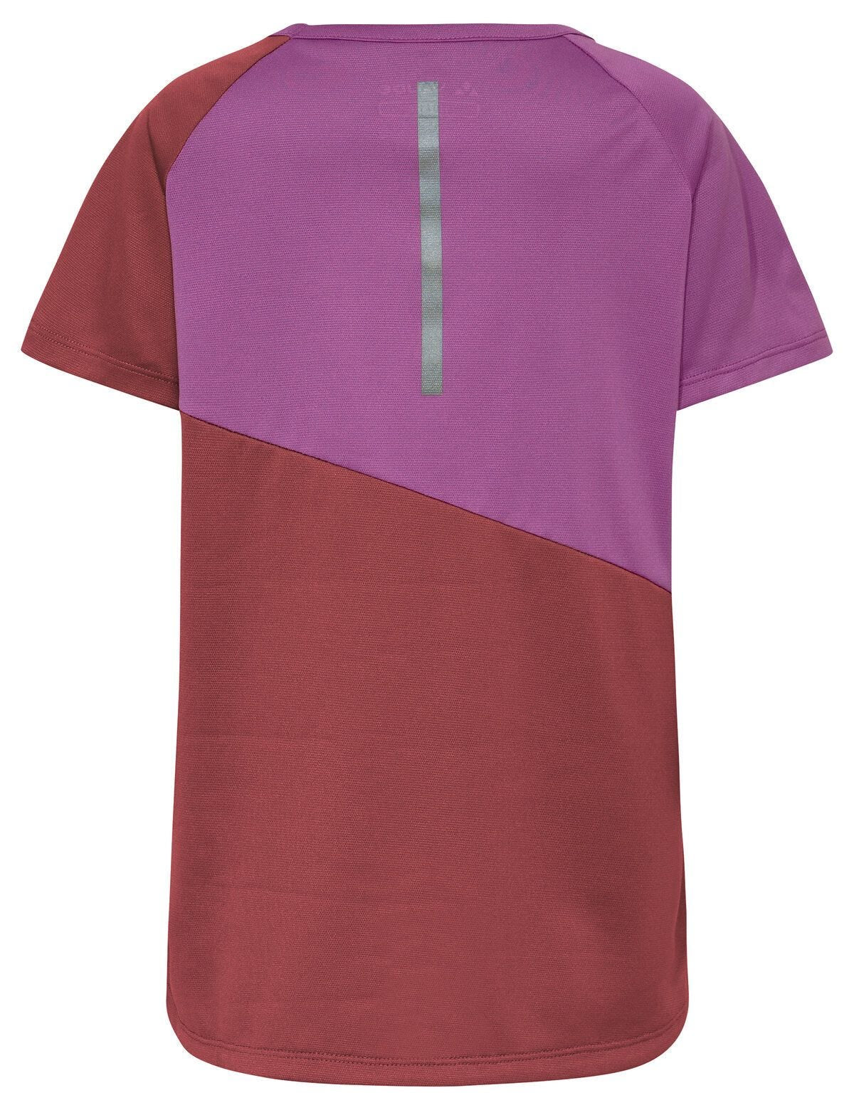 VAUDE Moab T-Shirt II – kurzarm, reflektierend, bluesign – Grösse 122/128 – rotviolett – Polyester
