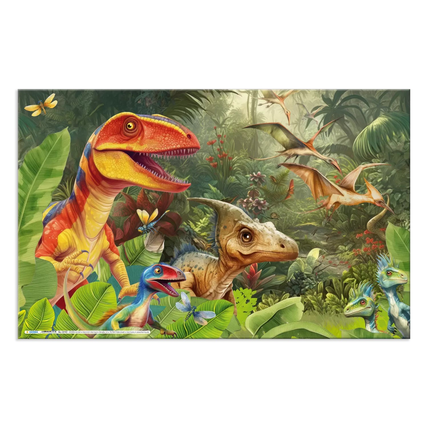 Herma Schreibunterlage Dino World – 550 × 350 mm