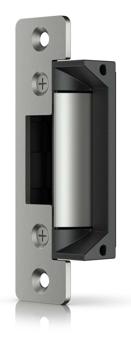 Ubiquiti Elektrischer Türöffner UACC-Lock-Strike-Secure-15mm – 40 × 35 × 124 mm, silber