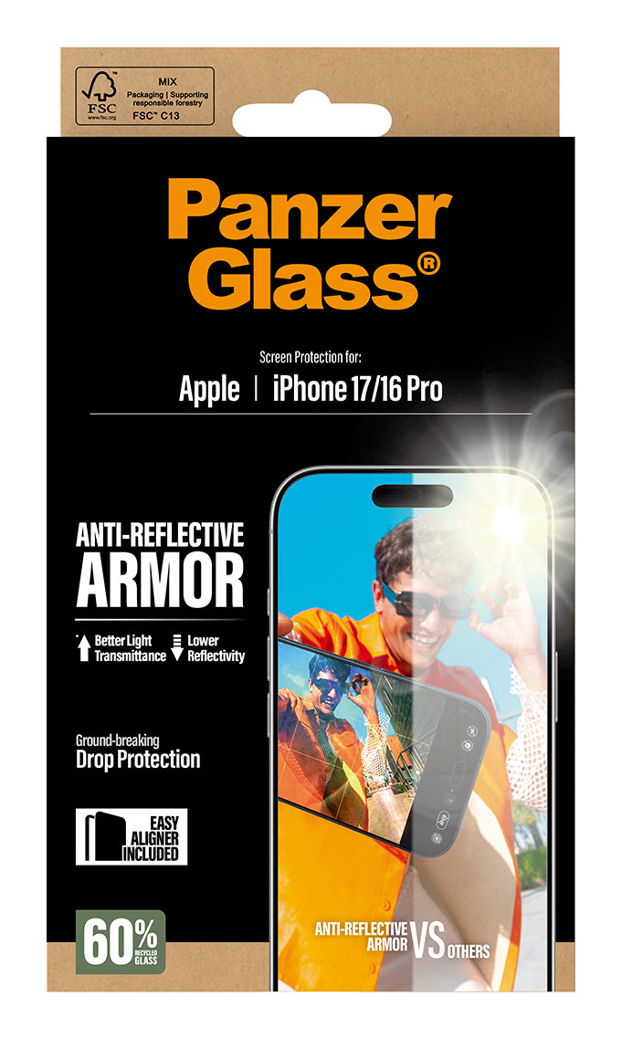PanzerGlass Anti-Reflektierende Schutzfolie – für Apple iPhone 17