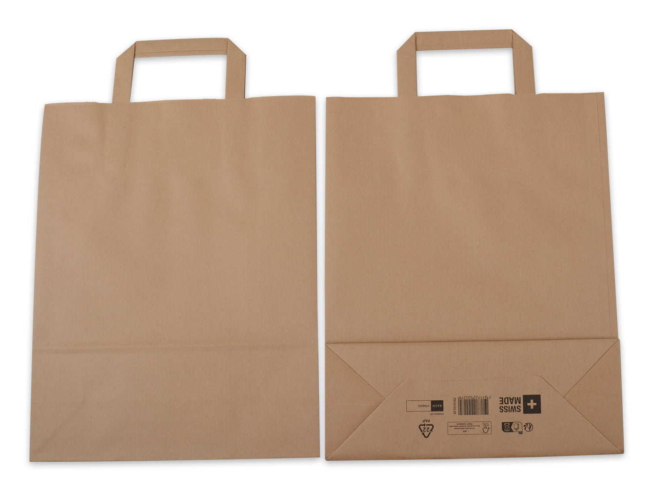 Elco Tragetasche, braun – 260 × 330 × 100 mm – 50 Stk.