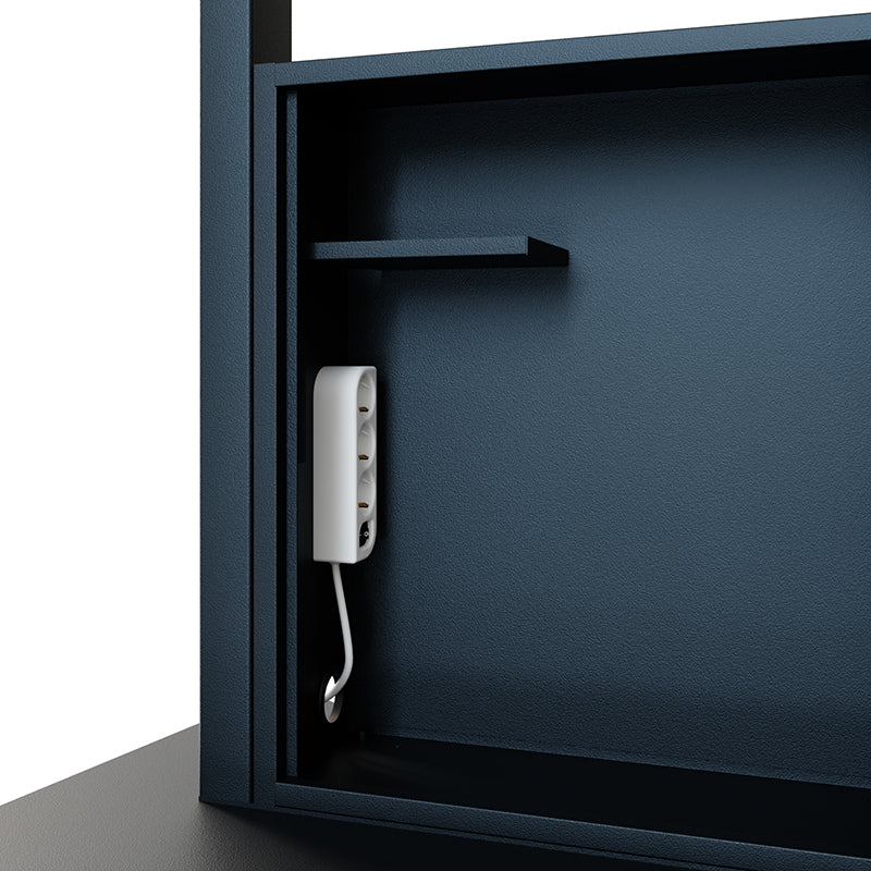 Hagor Bodenständer – 46–65" – VESA 400×400–600×400 – bis 120 kg, Motorisiert, für 2 Displays – Twin Lift FS-DB