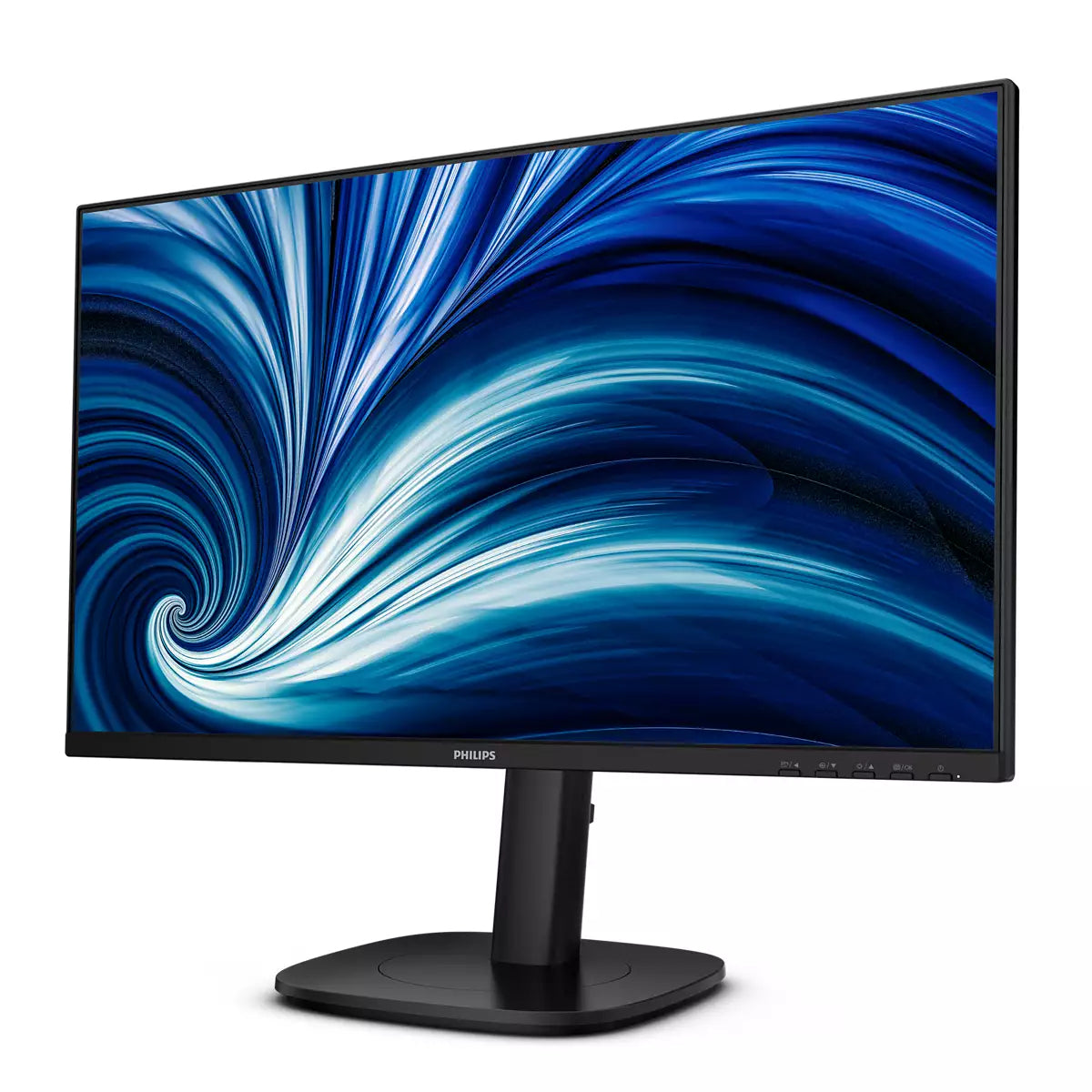 Philips 24B2U3301D/00 – Monitor, 24", IPS, 100 Hz, USB-Hub, Lautsprecher, höhenverstellbar, Schwarz