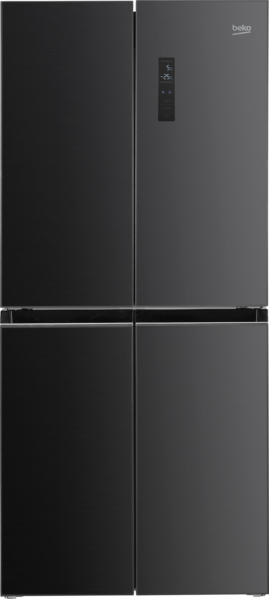 Beko Side-by-Side FDR5100 – 421 l, Energieeffizienzklasse E, 39 dB, Grau, 79×70×180 cm