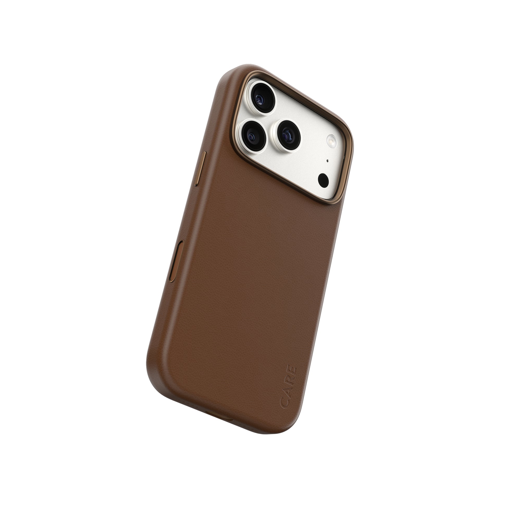 PanzerGlass CARE Solo Backcover – für Apple iPhone 17 Pro, PC, Braun