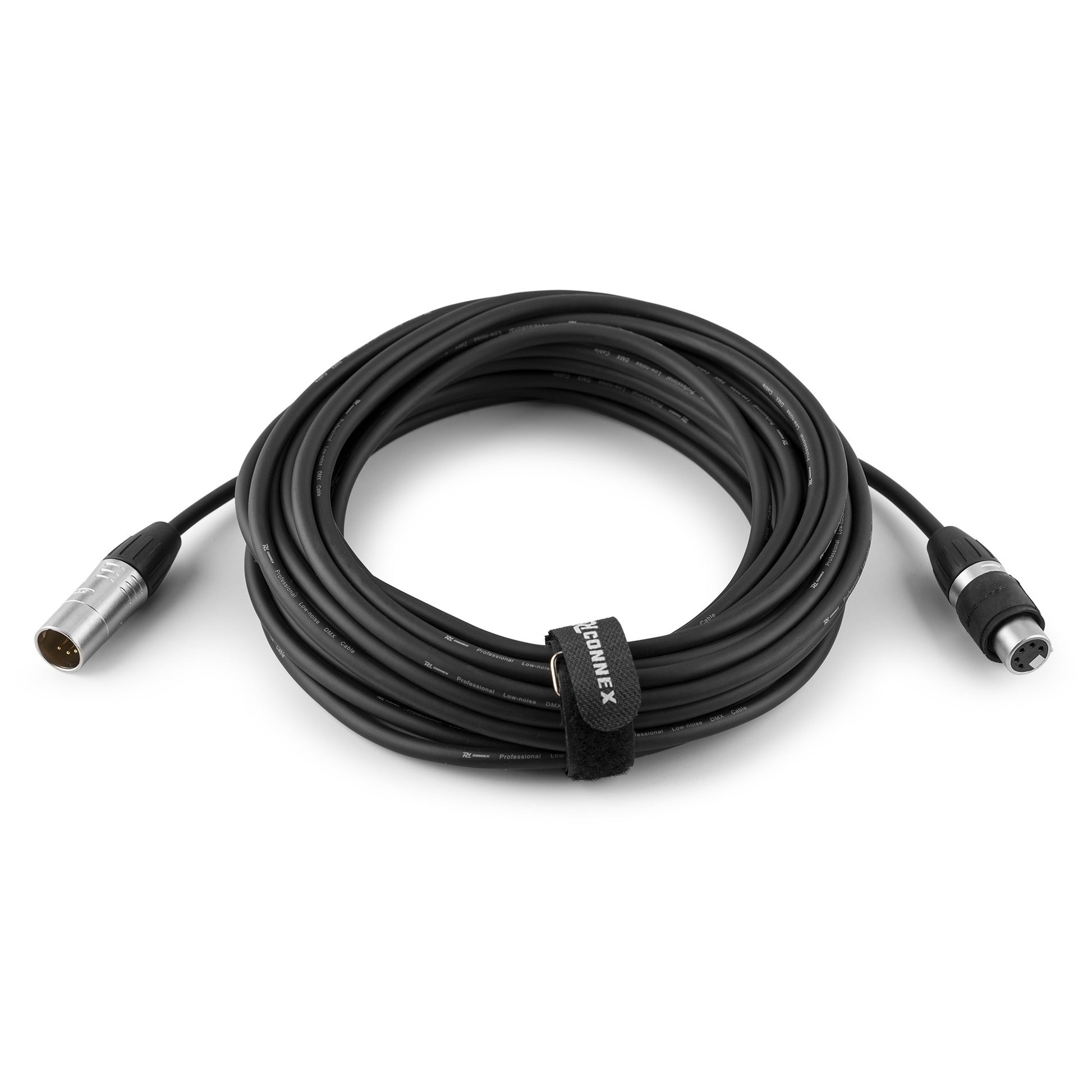 PD-Connex CX109-12 – DMX-Kabel, XLR 5-pol (M→F), 12 m, Schwarz