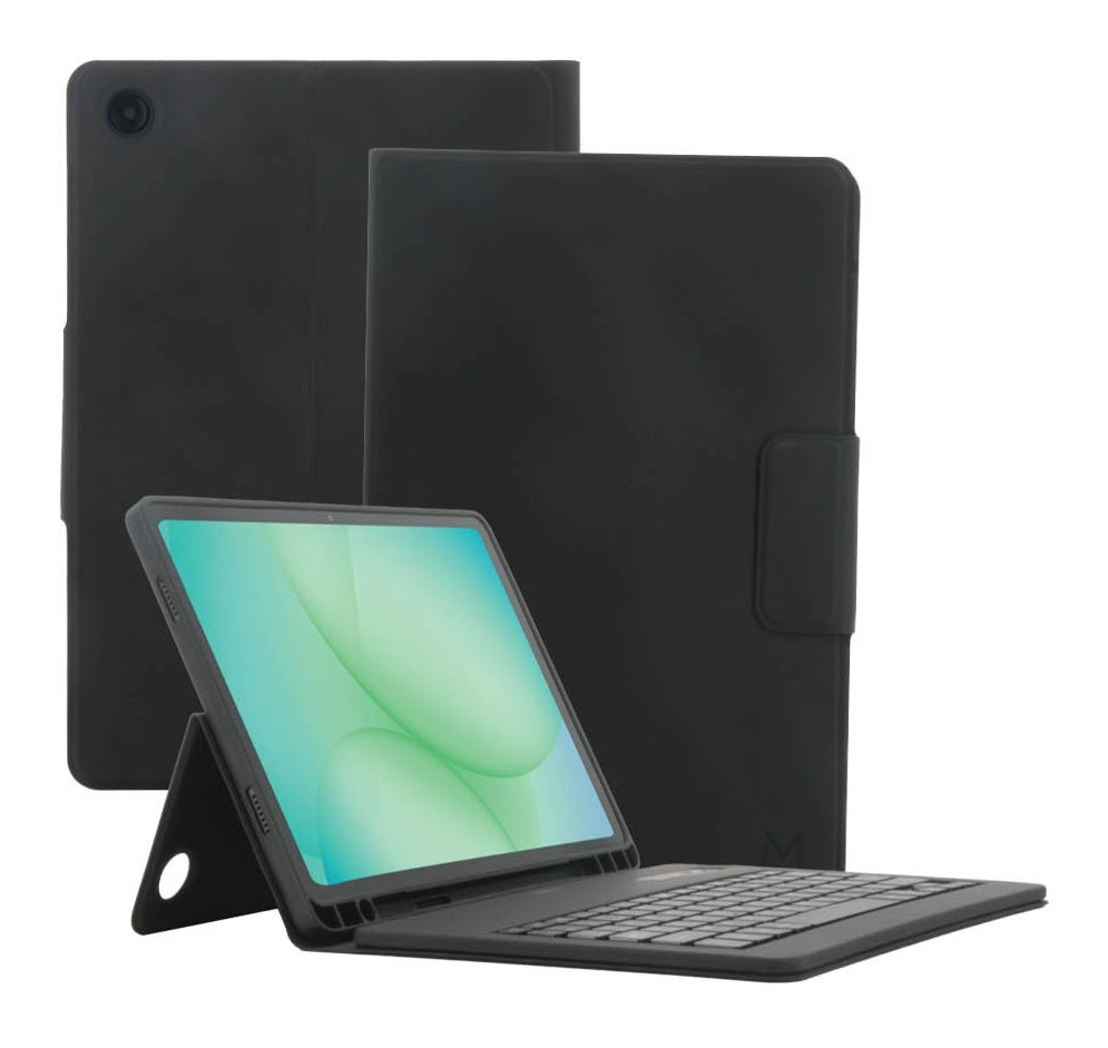 Mobilis Tastatur-Case für Samsung Galaxy Tab A11+ und Galaxy Tab A9+ 11" – Bluetooth, AZERTY, Pen-Loop – Schwa