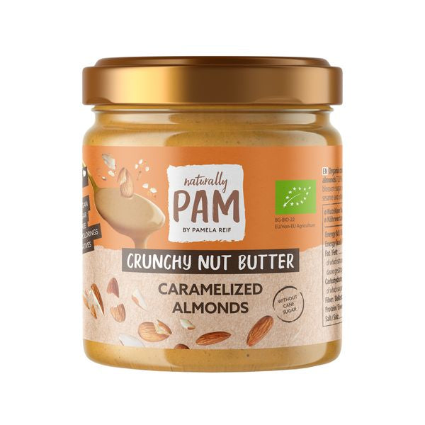 Naturally Pam Bio Knuspriger Nussaufstrich Gebrannte Mandeln – 200 g