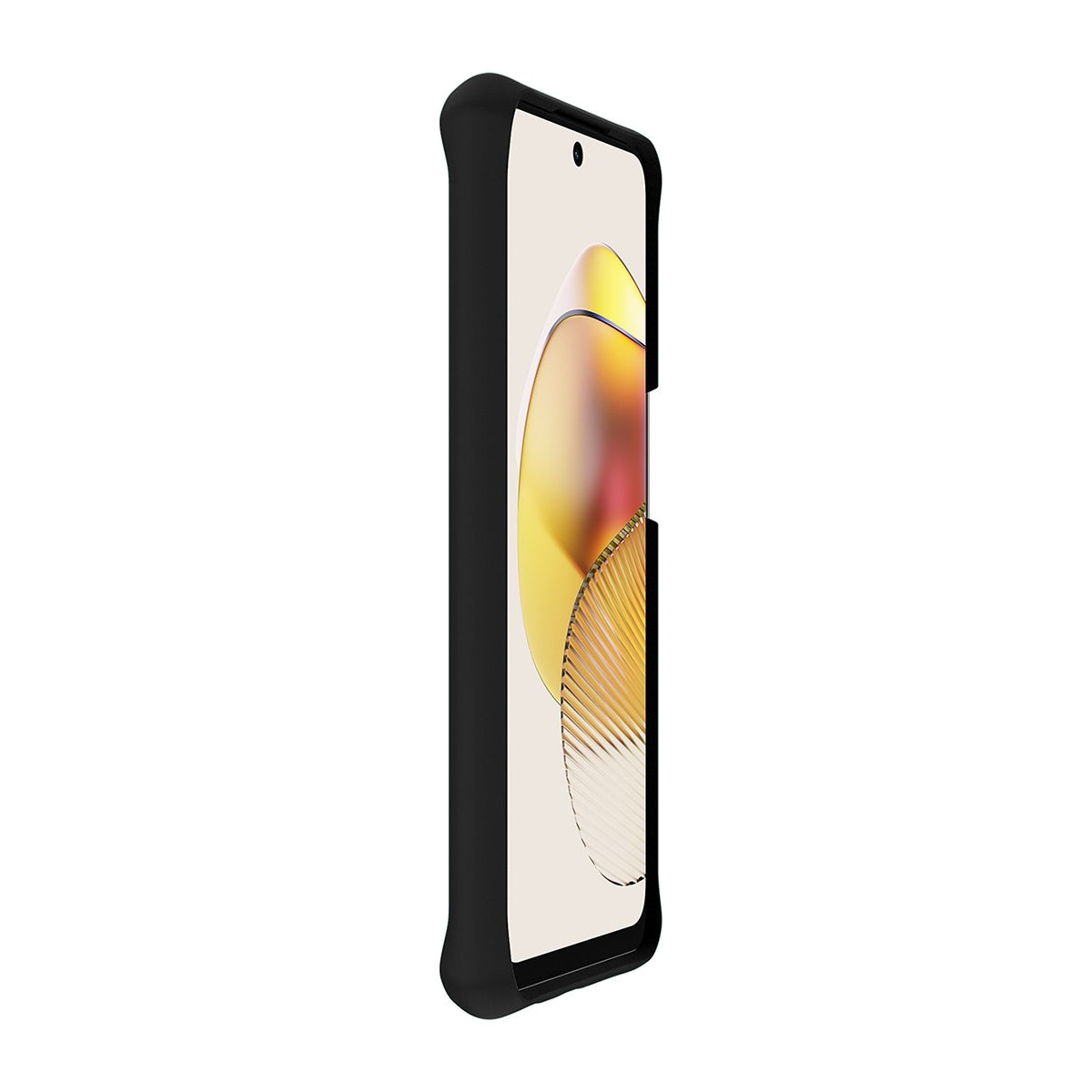 Mobilis Backcover SPECTRUM_R – für Motorola Moto G73 5G – schwarz matt