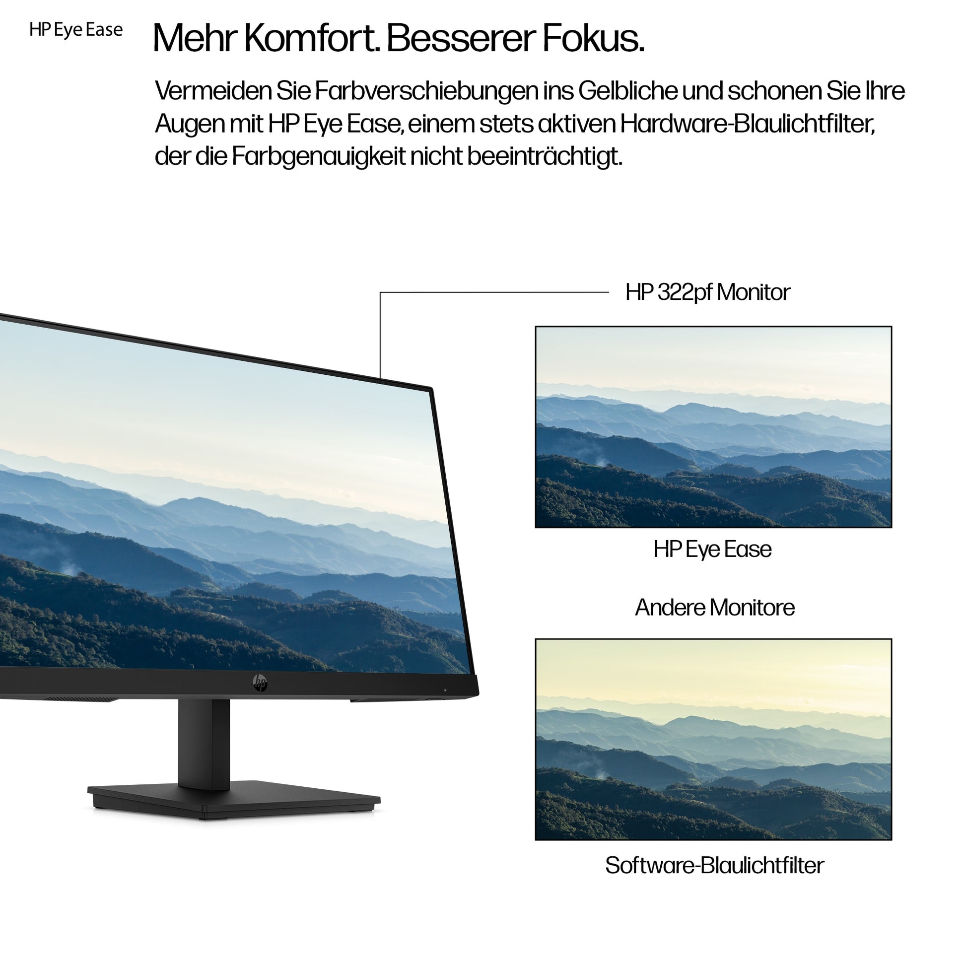 HP Series 3 Pro – Monitor, 21,5" 1920 × 1080 (Full HD), LCD
