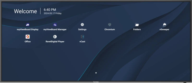 Viewsonic CDE105UW – Public Display, 105" 5120 × 2160, 500 cd/m², OPS-Slot