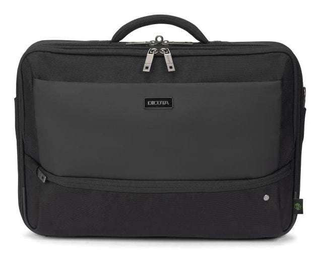 DICOTA Notebook-Tasche bis 16" – abschliessbar, Recyceltes Polyester – Schwarz