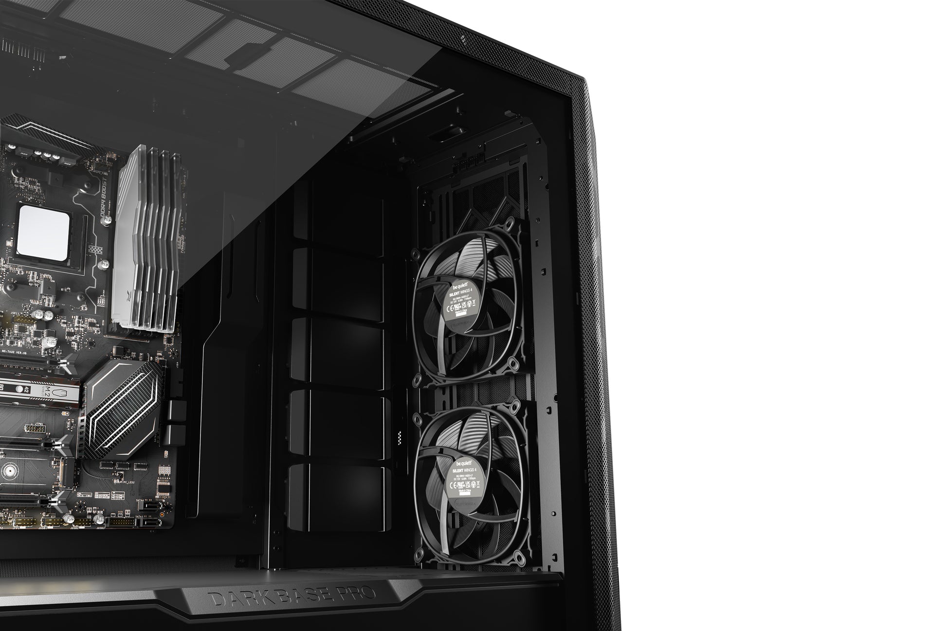 be quiet! be quiet DARK BASE PRO 901 – Full Tower – Schwarz, für ATX, EATX, micro ATX und andere, Seitenfenster