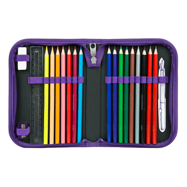 Scooli Schulrucksack-Set 5-teilig, Monster High, 18 l, 33×36,5×29 cm