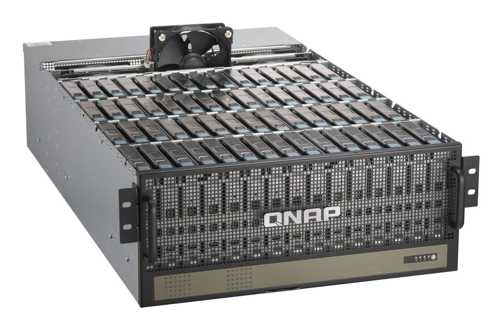 QNAP TL-R6020SEP-RP – 60-Bay Rack 4U JBOD – redundantes Netzteil, für 3,5" HDD/SSD, SAS/SATA