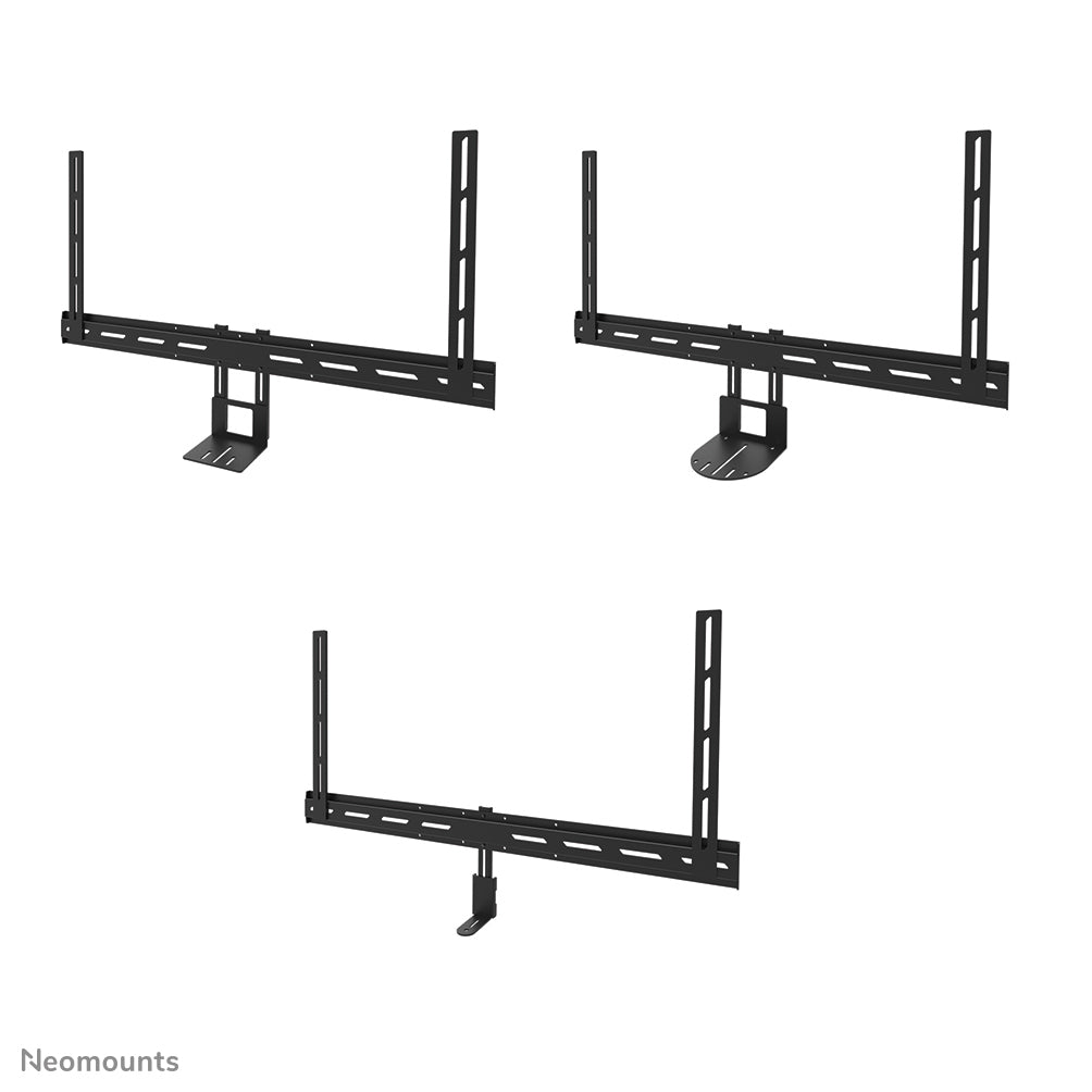 Neomounts AV50-500BL – Dreh-Adapter für Displays 43–110", VESA 200×200–800×600 mm, Traglast 5 kg, Schwarz