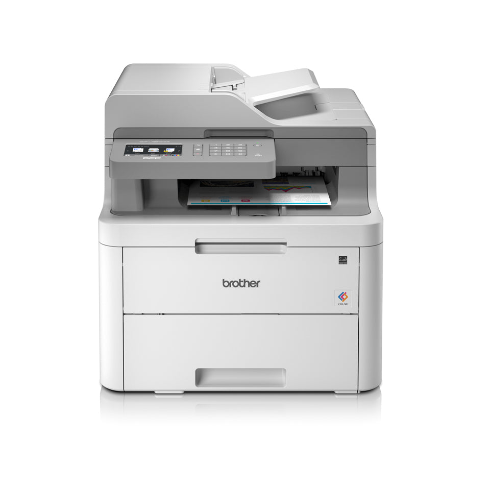 Brother DCP-L3550CDW – Farbiger Laser-MFP A4, 3-in-1 – USB/WLAN – Duplex – 18 Seiten/Min. S/W, 18 Seiten/Min. Farbe