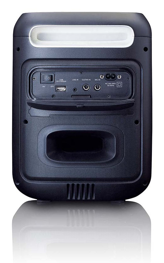 Lenco PA-101BK – Party-Lautsprecher – 100 W, LED, IPX4, 14 h Akku – Schwarz