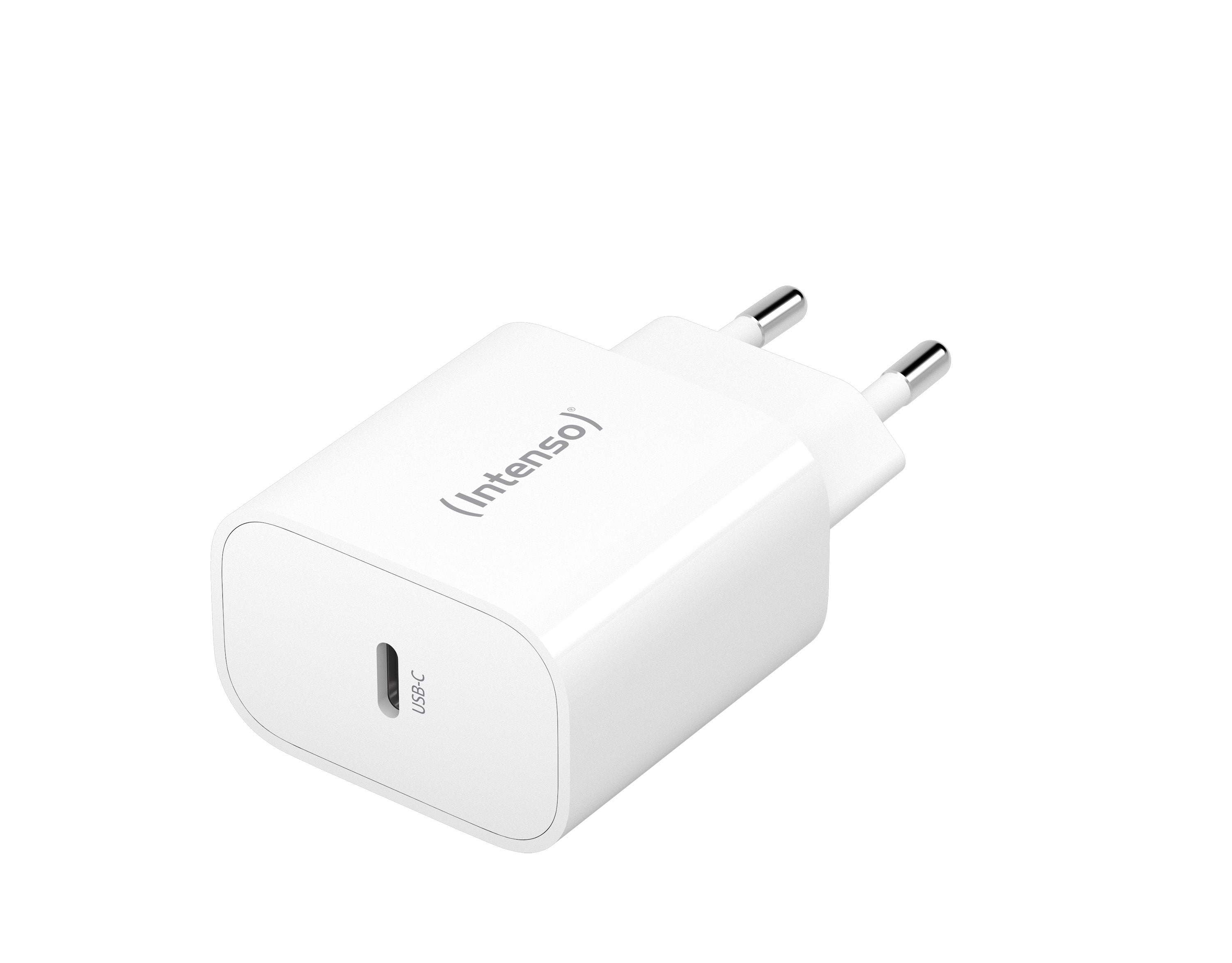 Intenso W20C USB-Ladegerät 20 W – USB-C×1 – PD – EU-Stecker (Typ C) – für Smartphones und Tablets