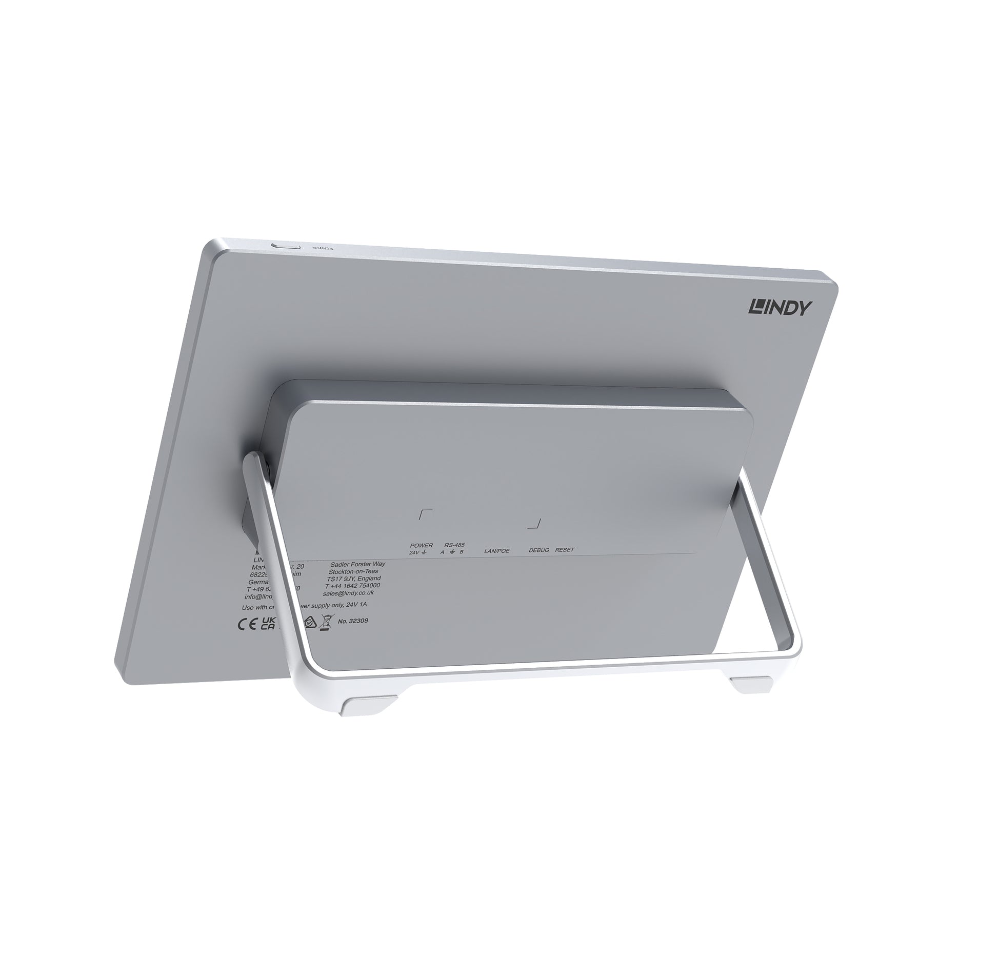 Lindy Control Touchpad 32309 – Touch-Panel-PC 10,0" – 1280 × 800, PCAP, Android 11, RJ-45