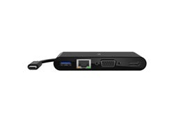 Belkin AVC005BTBK Multiport-Adapter – USB-C, 1× HDMI, 1× VGA, 1× USB-A, für Windows/Mac