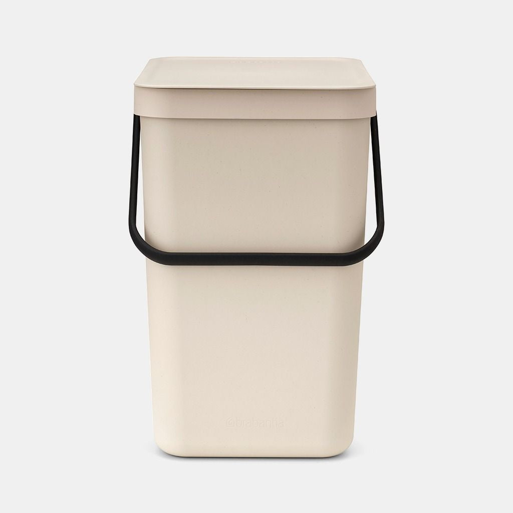 Brabantia Recyclingbox – 25 l – Recycling-Kunststoff, rechteckig – Beige