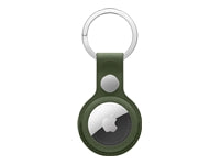 Apple AirTag-Schlüsselanhänger für AirTag – Mikro-Twill/Edelstahl, Moosgrün