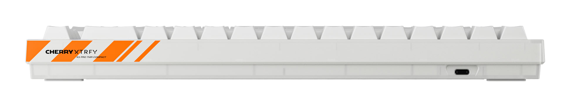 CHERRY K5 Pro TMR Compact – Gaming-Tastatur 65% – Mechanisch – Kabelgebunden USB-A – AZERTY (FR) – RGB – Weiss