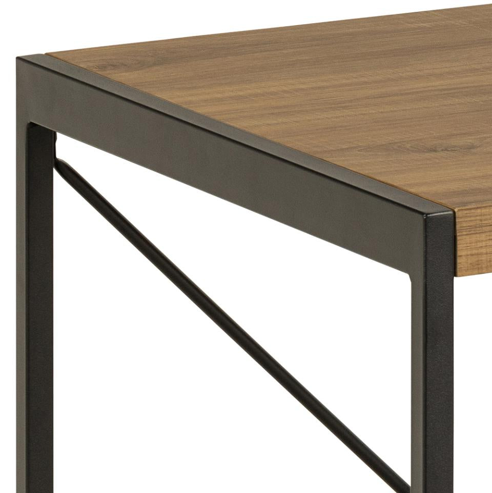 AC Design Bahamas – Schreibtisch, 120 × 60 cm, Eiche/Schwarz