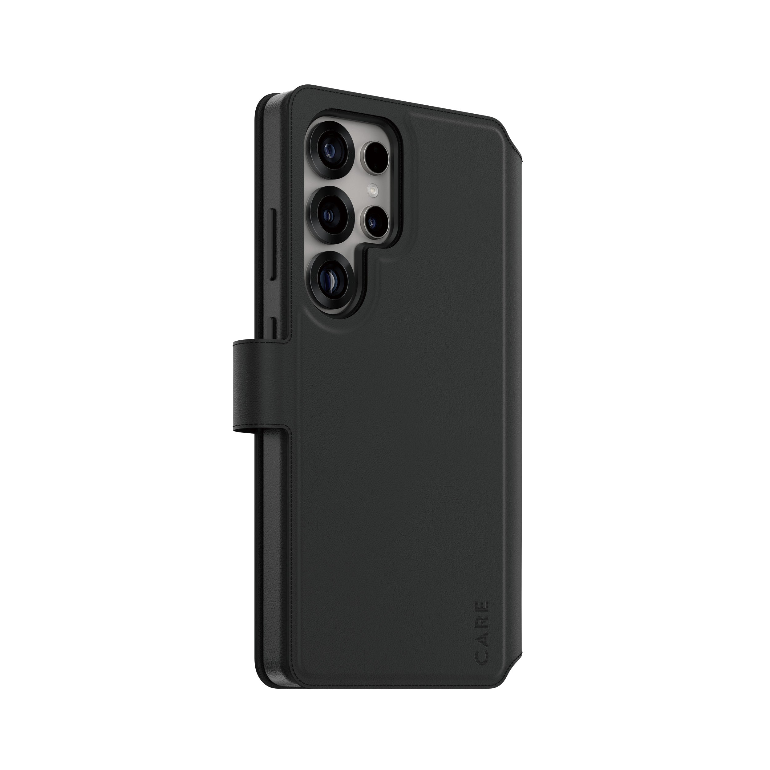 PanzerGlass CARE Tango Wallethülle – für Samsung Galaxy S25 Ultra, Kunstleder, Schwarz, bis 2,4 m sturzsicher