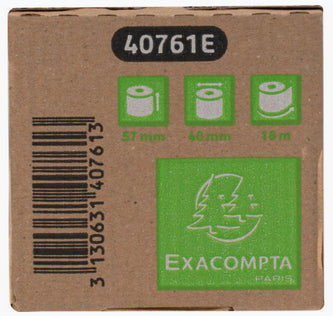 Exacompta Thermorolle – 57 mm × 18 m, ohne Kern, BPA-frei – 20 Stk.