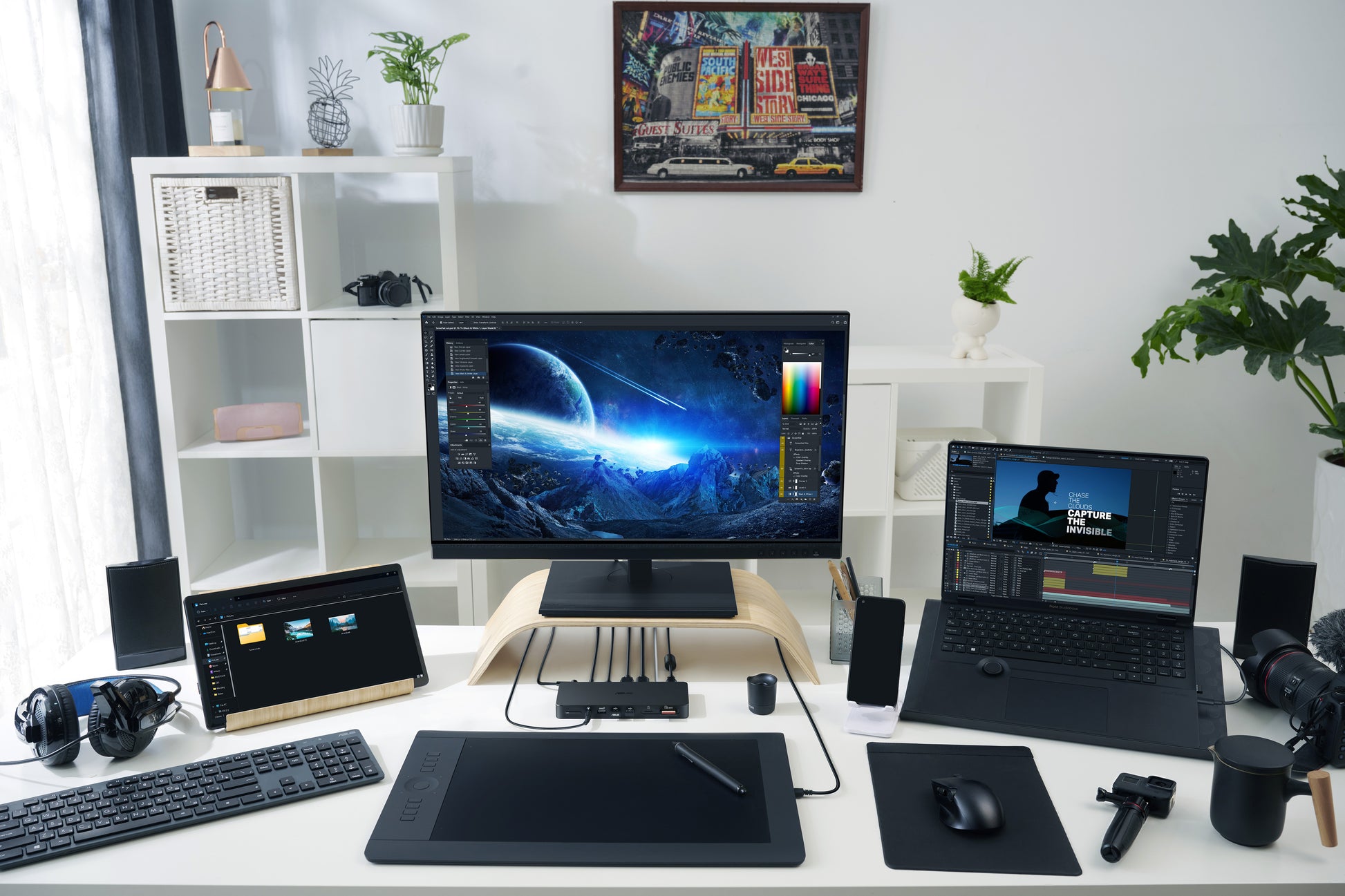 ASUS DC500 Dockingstation – Thunderbolt 4, 2× HDMI, 4× USB-A, 96 W PD, 2,5GbE, SD/microSD, für Windows/Mac