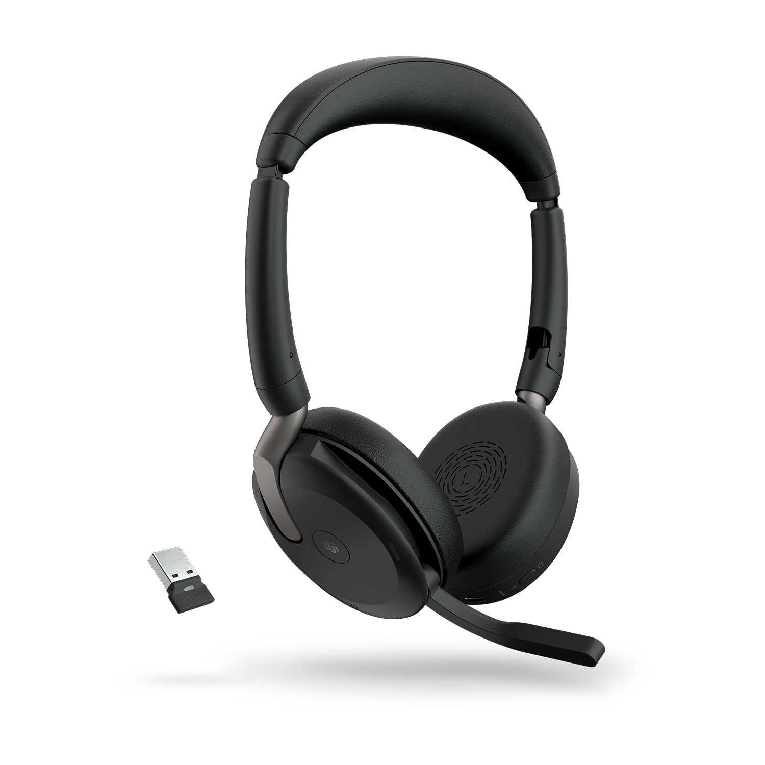 Jabra Evolve2 65 Flex – Duo Headset – USB‑A – für Microsoft Teams