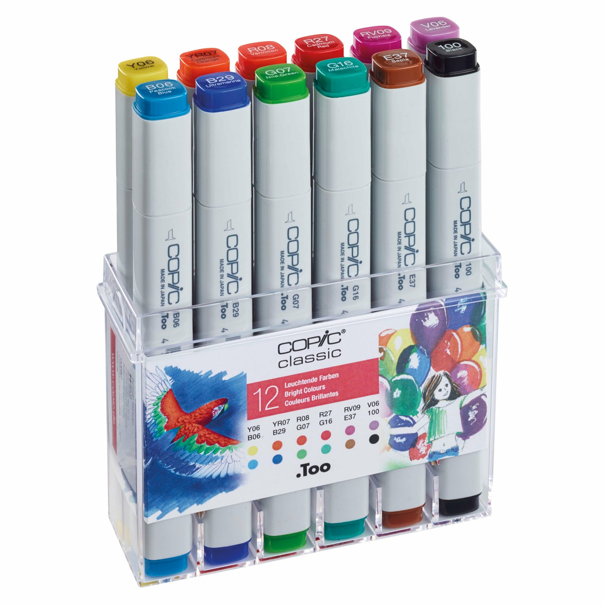 Copic Nachfülltinte für Permanent-Marker – mehrfarbig