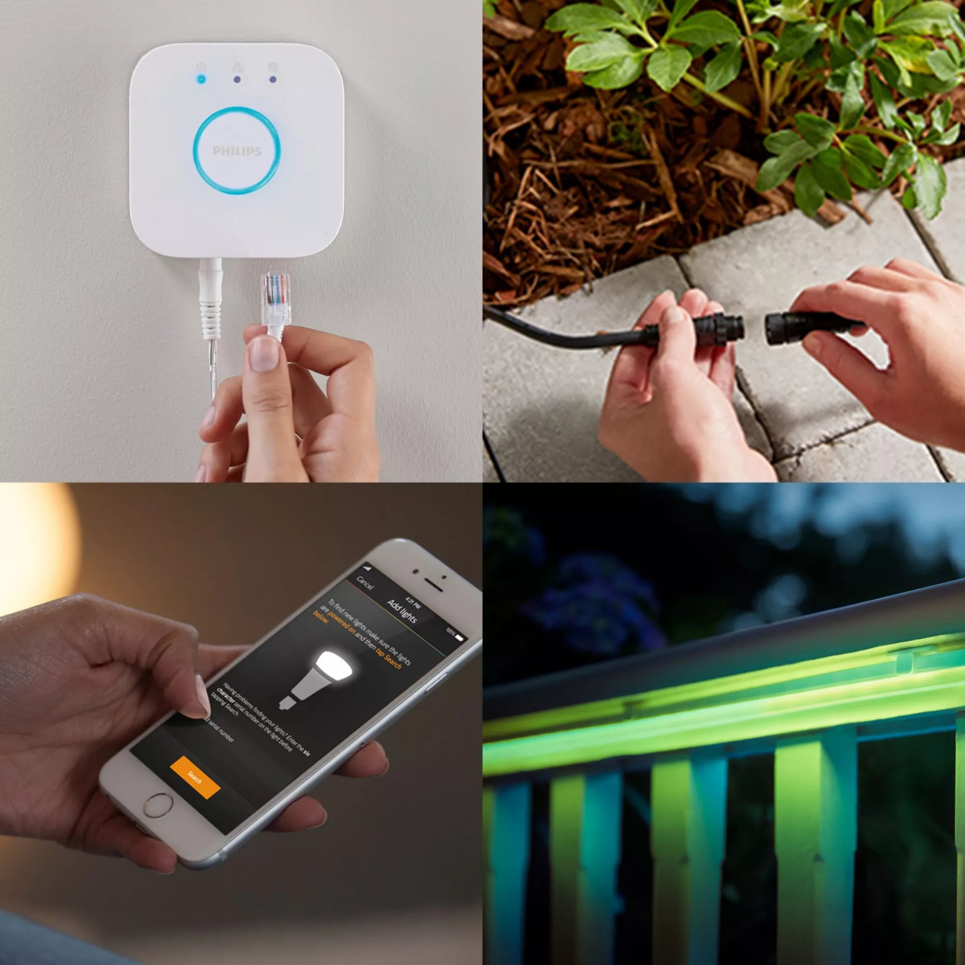 Philips by Signify Philips Hue LED-Streifen Aussen – IP67 – Netzbetrieb, 24 V – ZigBee, Bluetooth – für Philips Hue – dimmbar