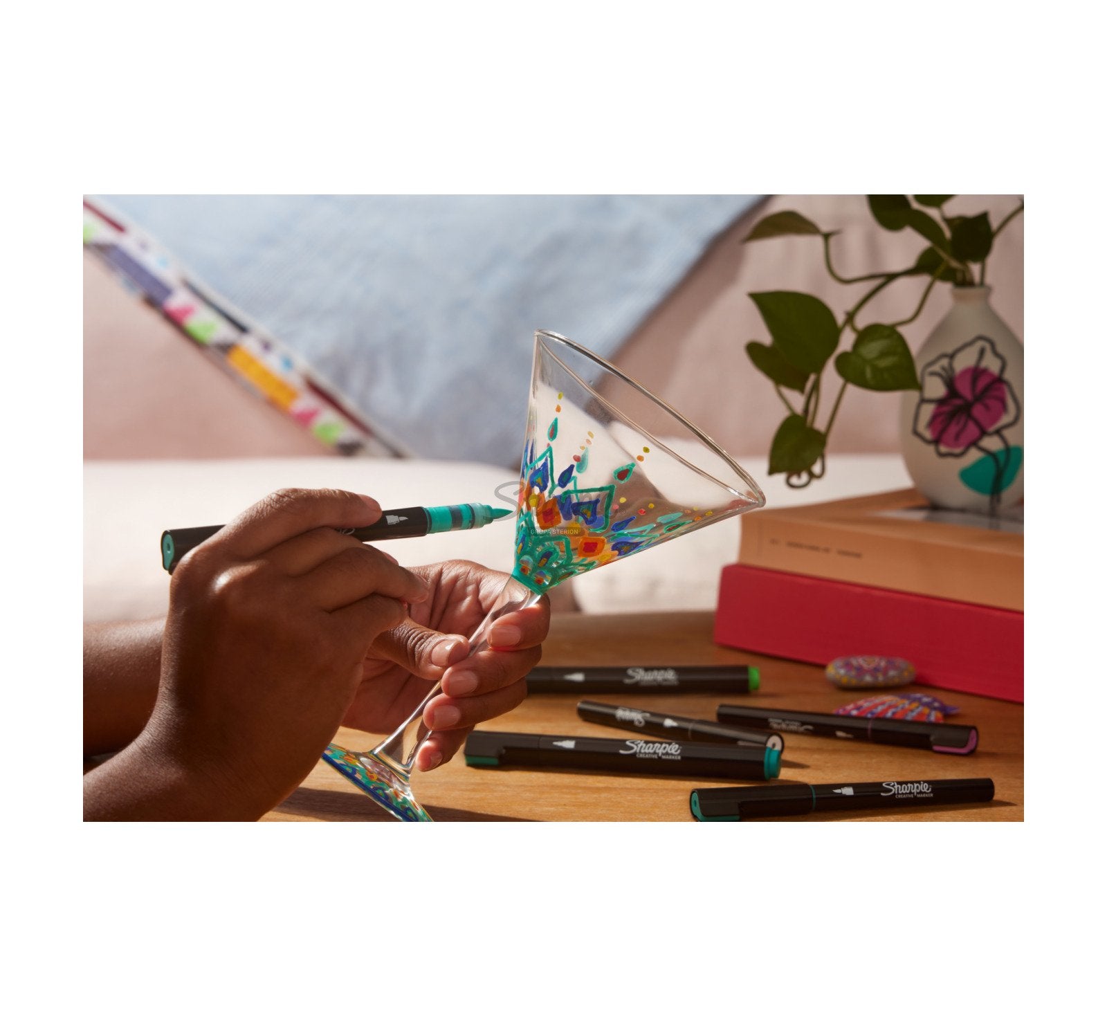 Sharpie Acrylmarker – Pinselspitze 1,2 mm – Mehrfarbig – 5er-Set