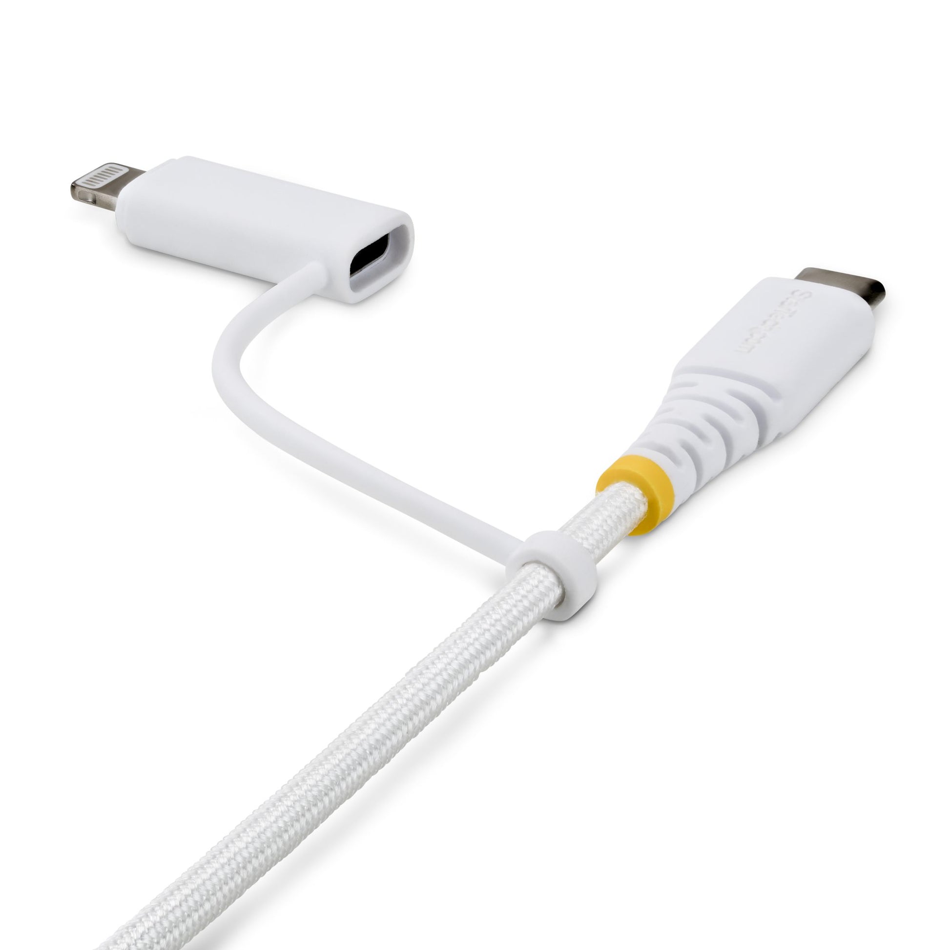StarTech.com USB-C auf USB-C Kabel – USB 2.0 – 2 m – PD 60 W – Weiss – für iPhone, iPad, Android