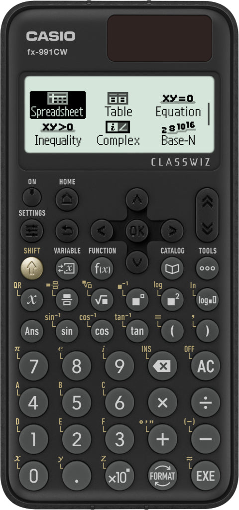Casio Taschenrechner FX-991CW – 12-stellig, LCD, Batterie, Schwarz, 77×107×162 mm
