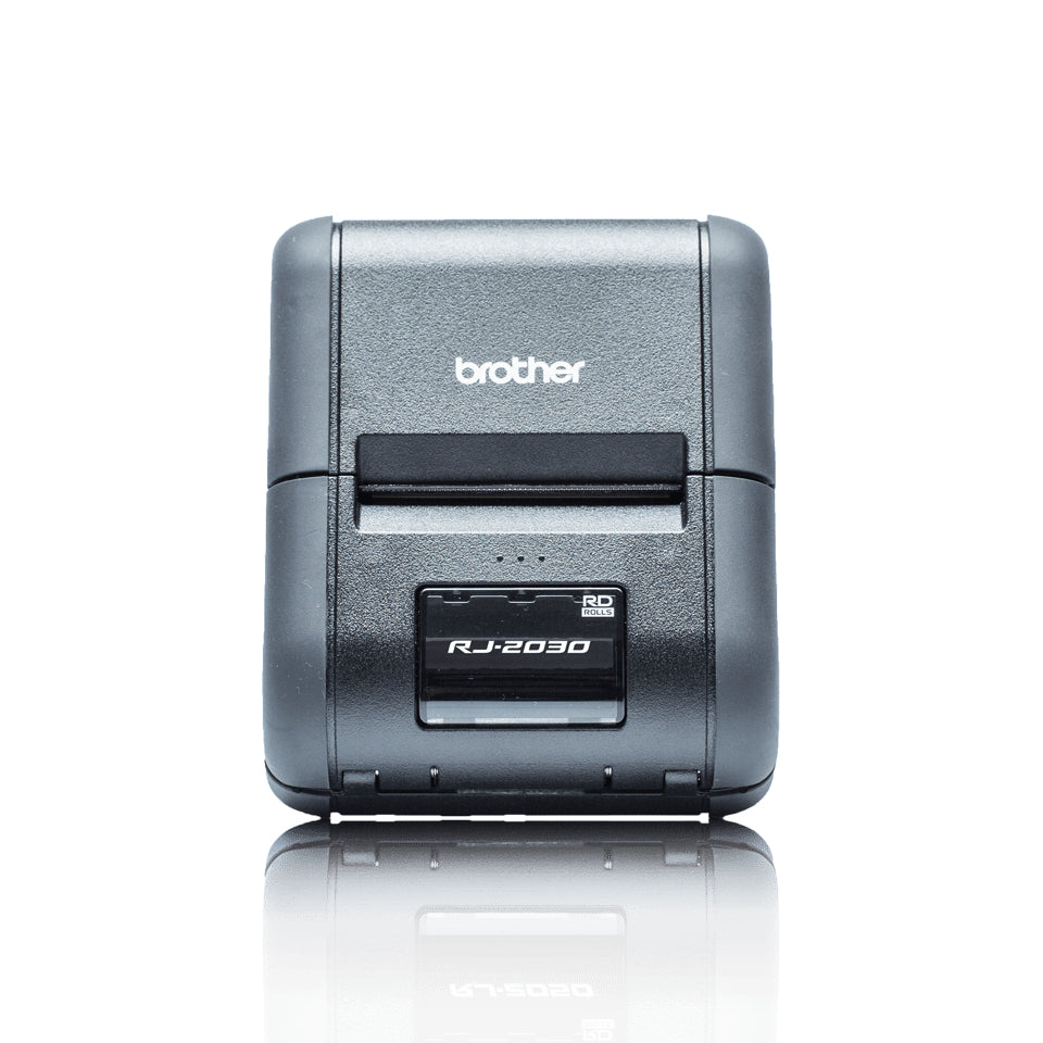 Brother RJ-2030 – Mobiler Handdrucker/Stempel, Thermodirekt, wiederaufladbar, USB, Bluetooth, 203 dpi, 152 mm/s