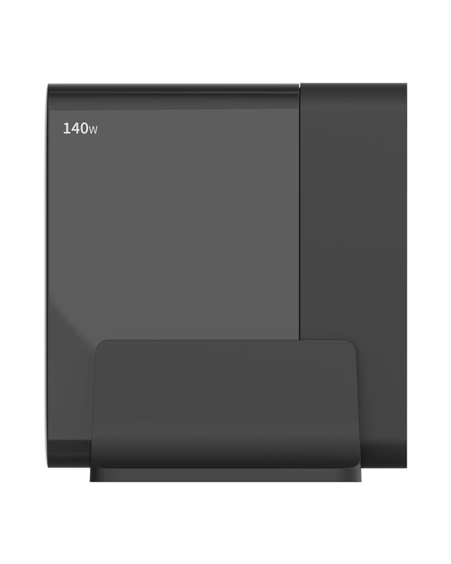 Sitecom CH-1004 USB-Desktop-Ladegerät 140 W – USB-C×3, USB-A×2 – PD, GaN, LED-Anzeige, EU-Stecker (Typ C)