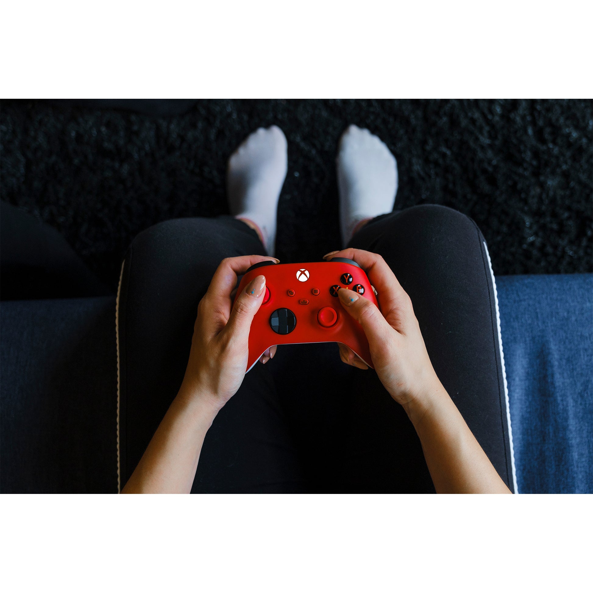 Microsoft Pulse Red – Gamepad – Kabellos (Bluetooth/2,4 GHz), Rot