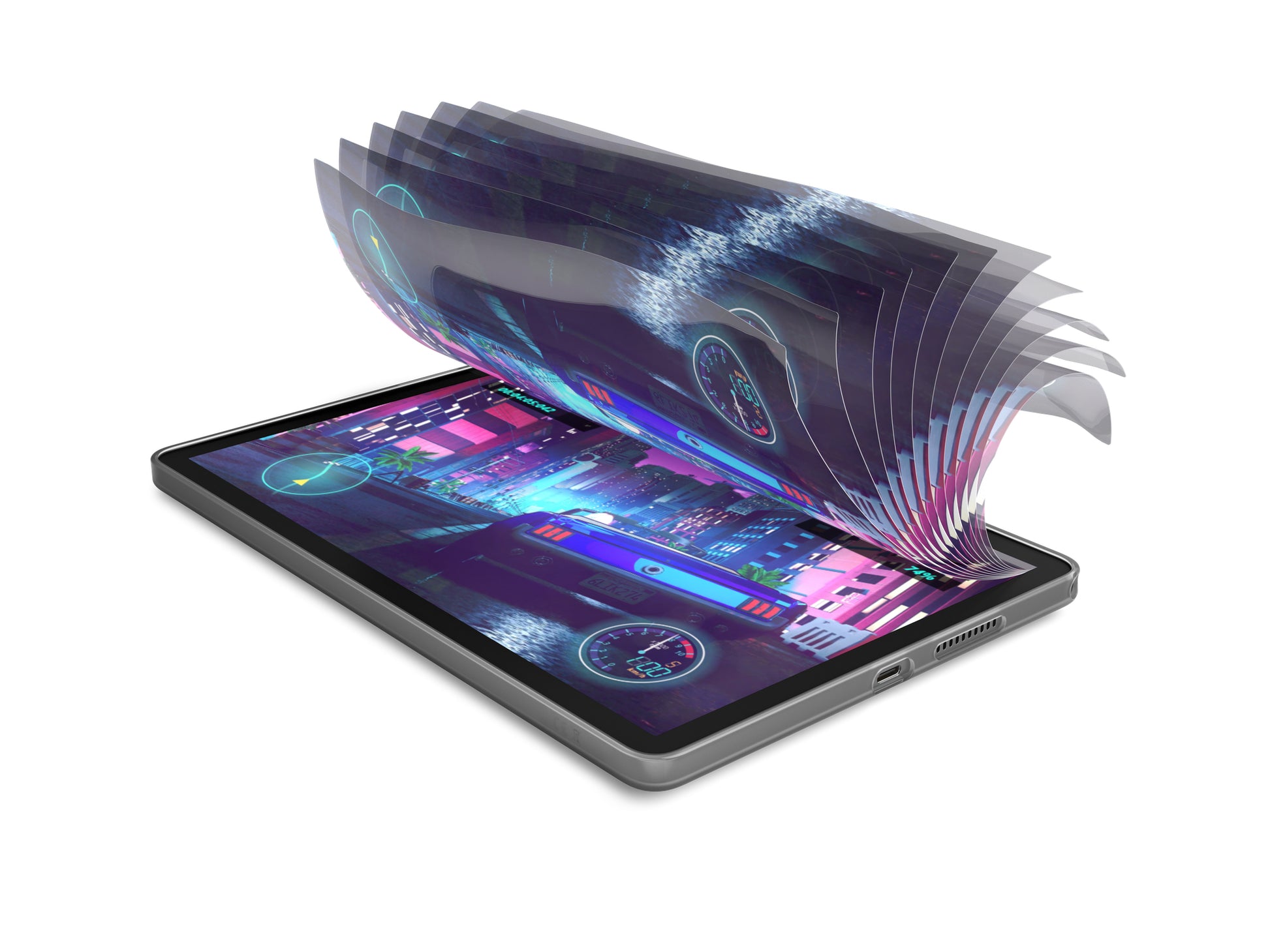 Lenovo Tab – 10,1", 64 GB, 4 GB RAM, WLAN + 4G, Android 14, Grau