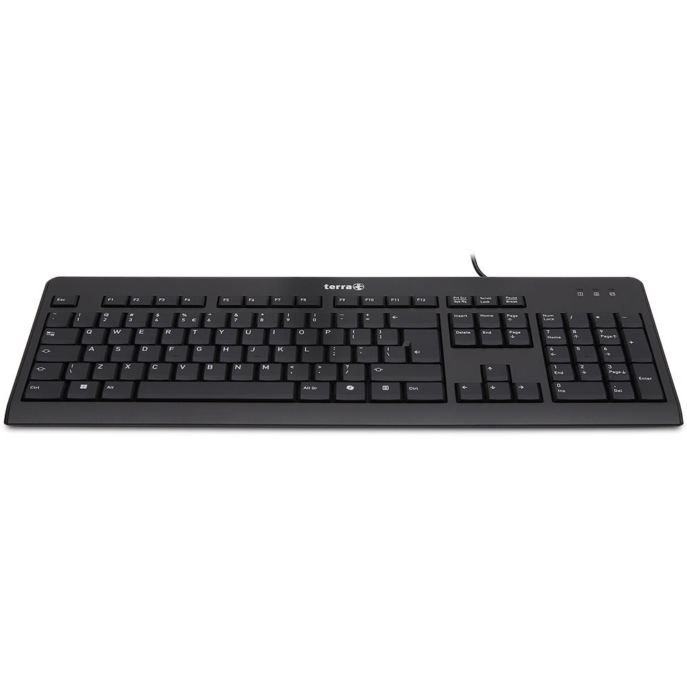 TERRA Keyboard 1500 – Tastatur – kabelgebunden (USB) – QWERTY (US-INT) – schwarz