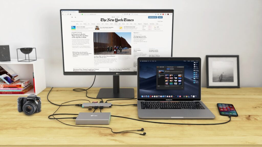 i-tec MetalNanoDock Dockingstation – USB-C, HDMI, 3× USB-A, 100 W PD, GbE, für Windows/Mac/ChromeOS