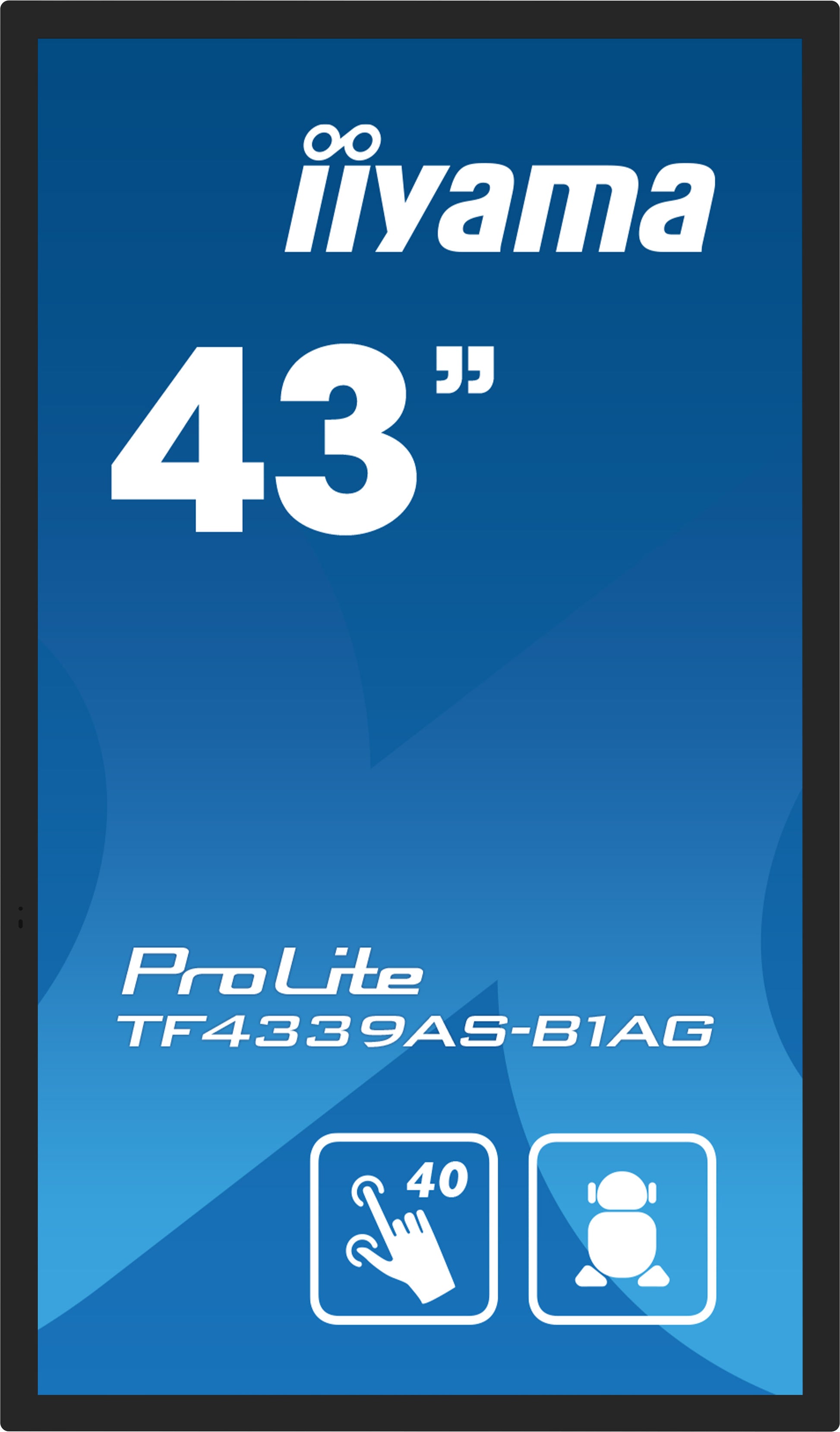iiyama TF4339AS-B1AG – Interaktives Touch-Display, 43"
