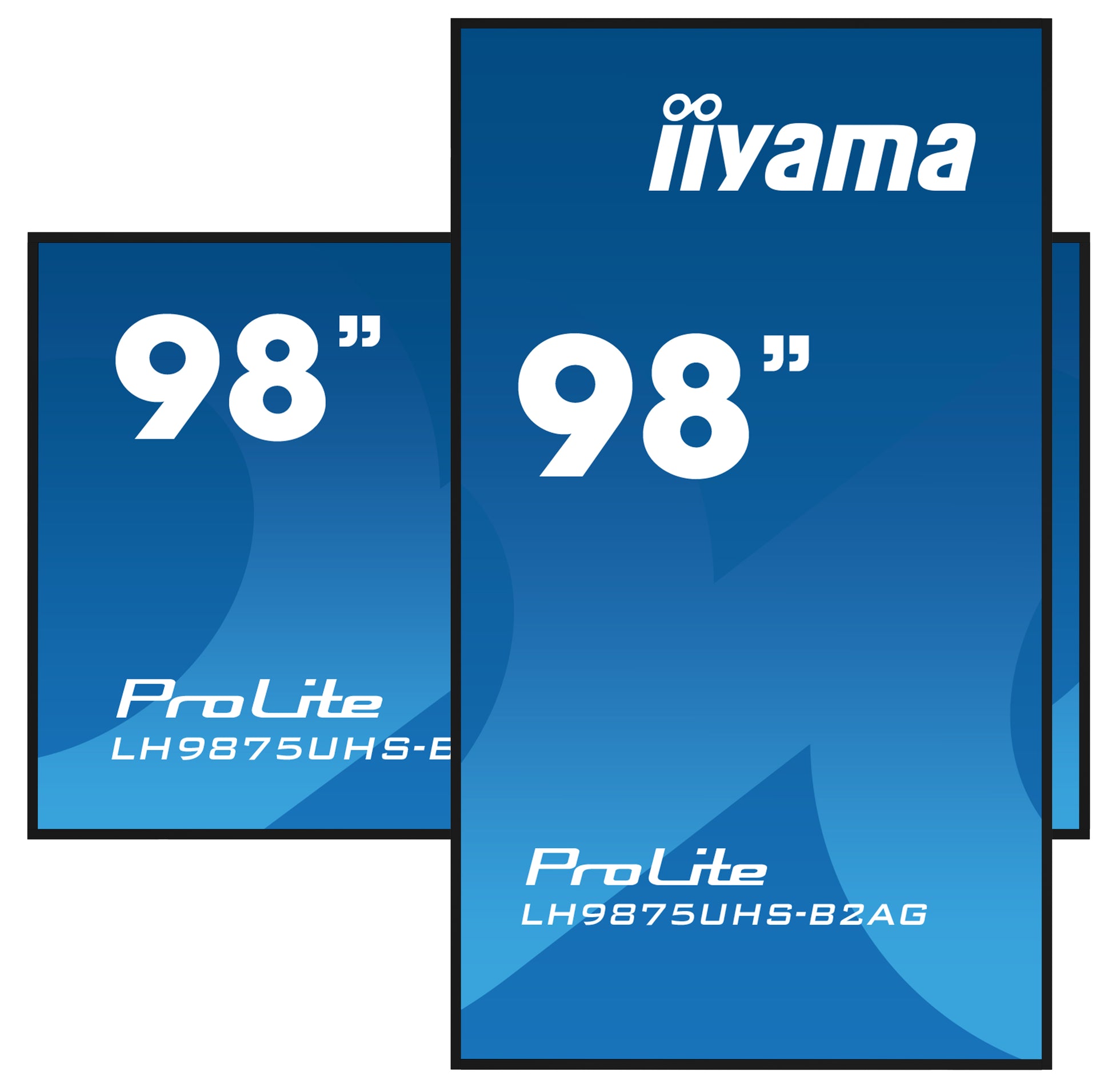 iiyama ProLite – Signage-Display, 97,5", 3840 × 1600, 500 cd/m², 24/7, OPS